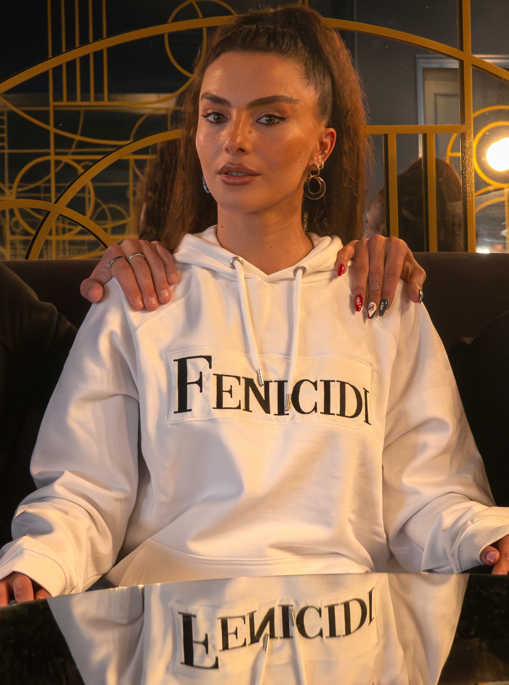 SWEAT BIO YOVE FENICIDI A CAPUCHE – Image 2