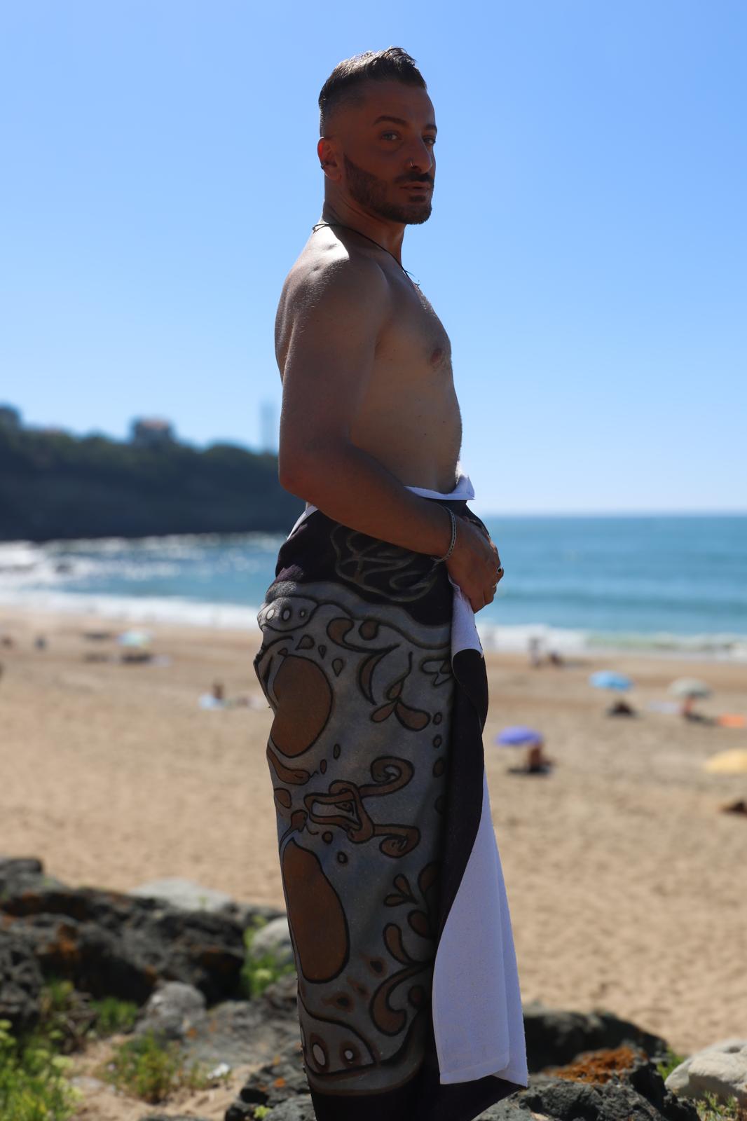 Drap de plage LE MAMBA NOIR – Image 6