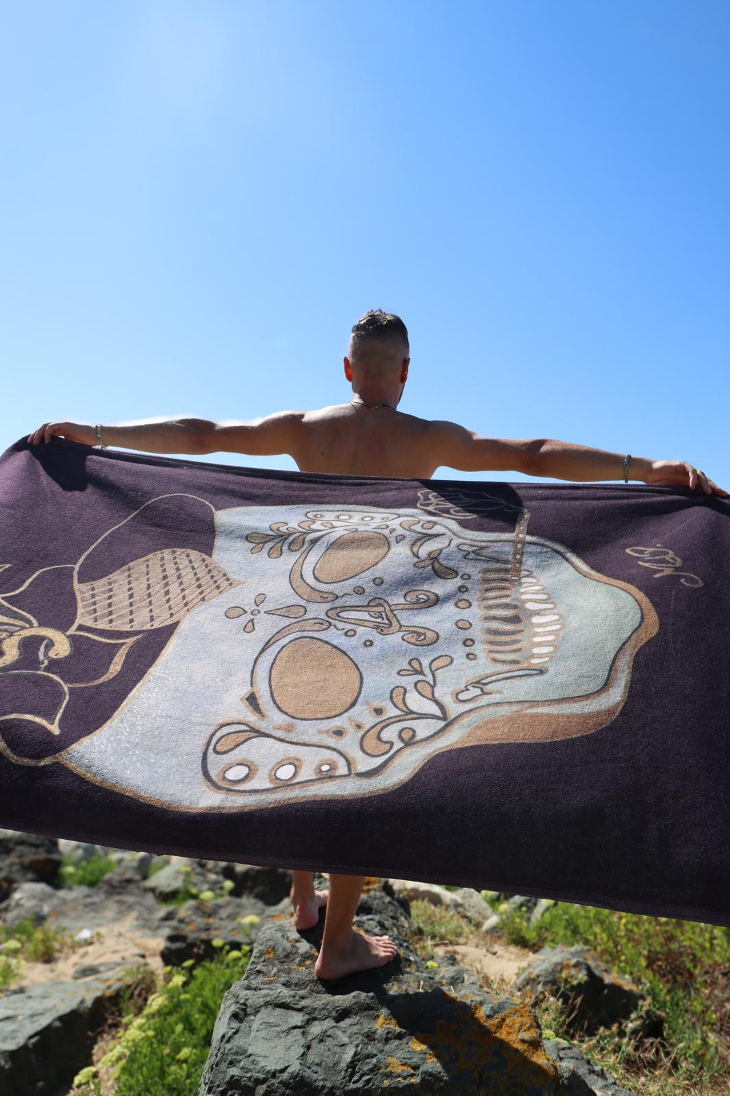 Drap de plage LE MAMBA NOIR – Image 3