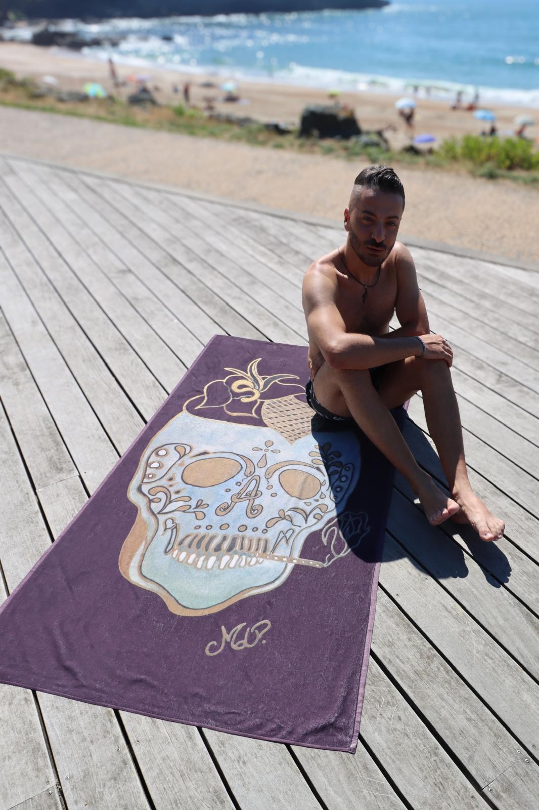 Drap de plage LE MAMBA NOIR – Image 4