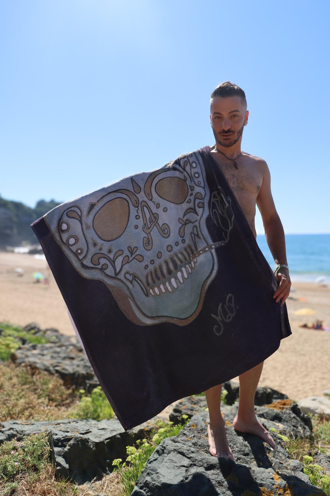 Drap de plage LE MAMBA NOIR – Image 5