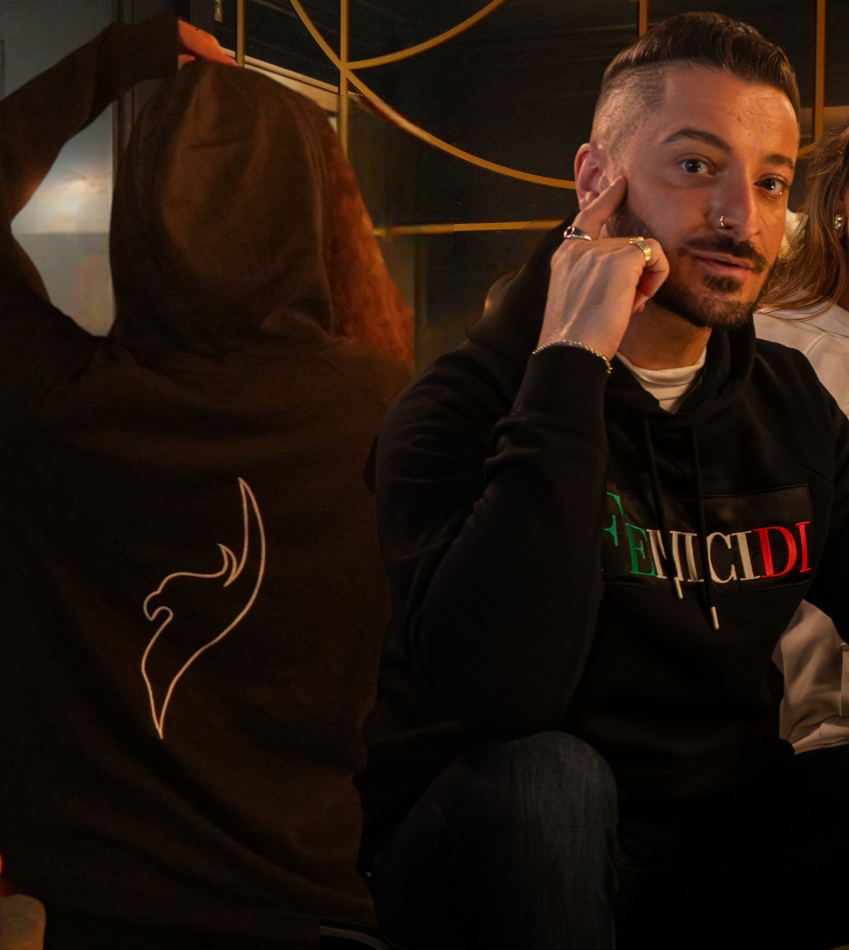 SWEAT BIO YOVE FENICIDI A CAPUCHE – Image 3